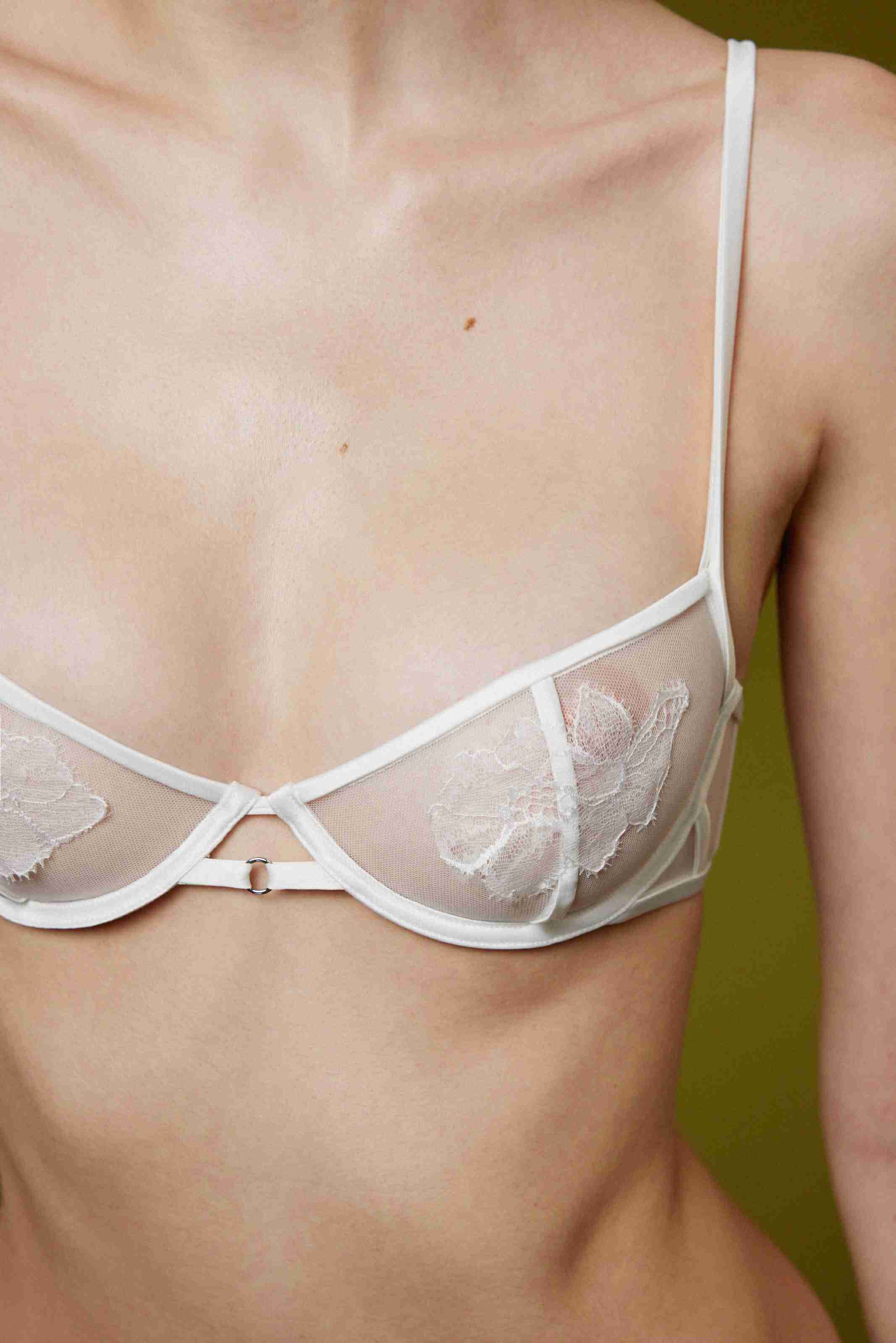 Elsie Lace Petal Embroidered Bra