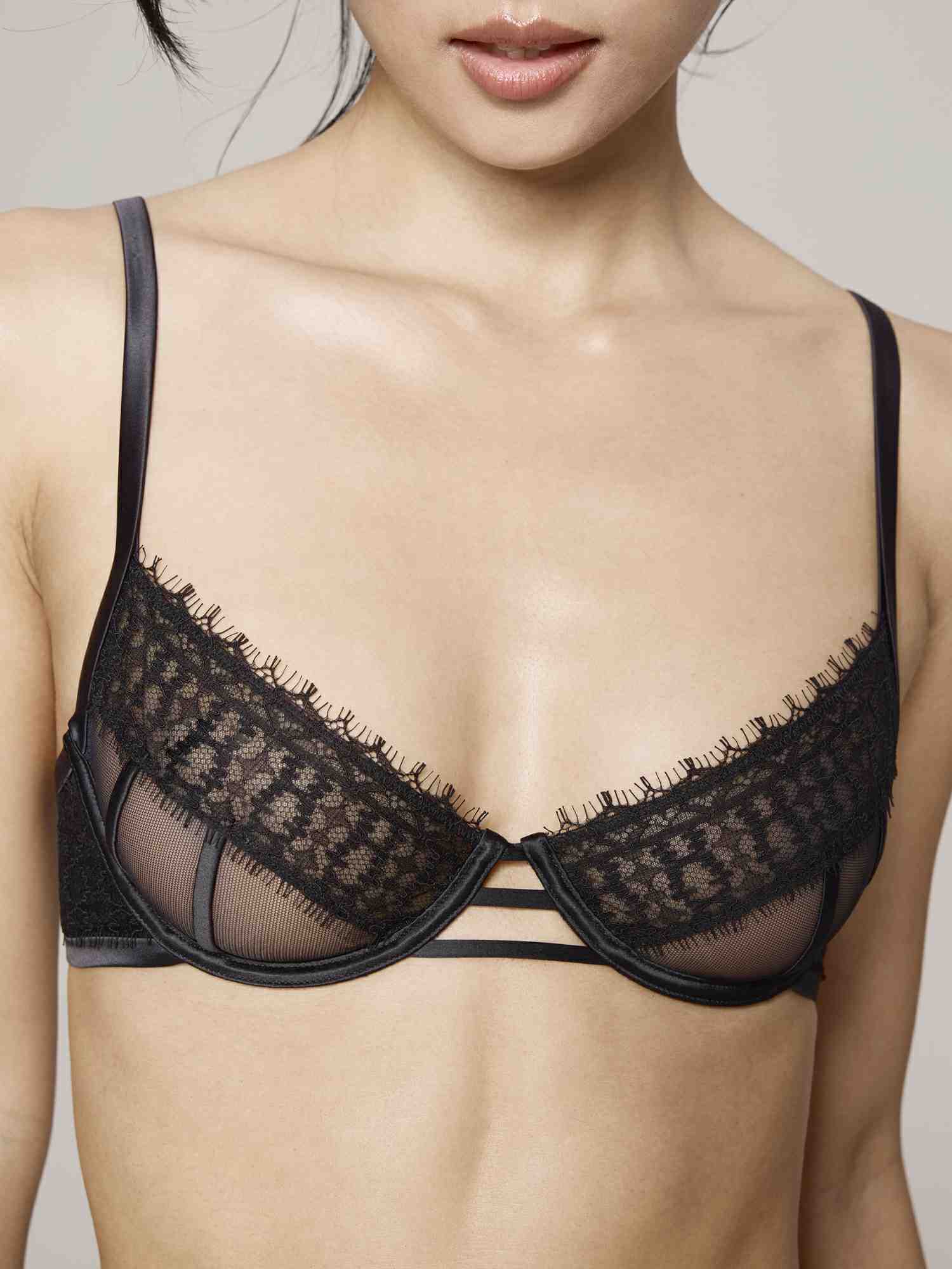 Emilia Cutouts Lace Bra
