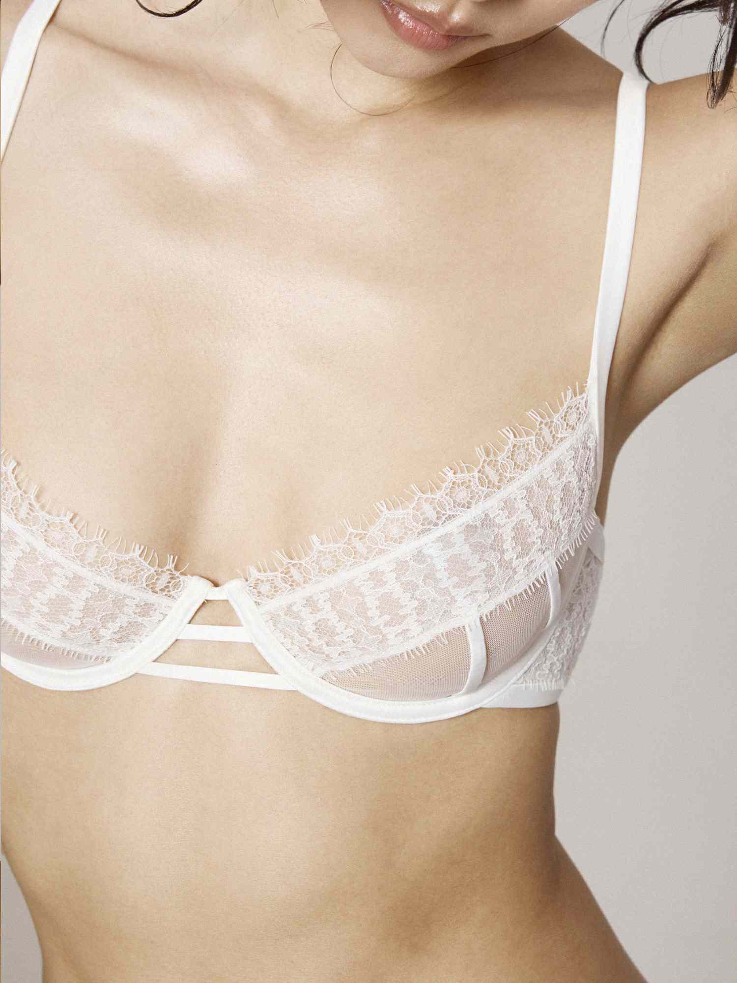Emilia Cutouts Lace Bra